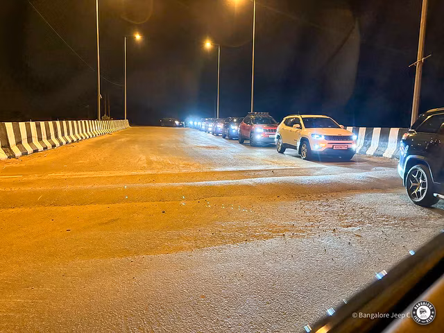 Bangalore Jeep Club's Night Trail to Rasta Cafe