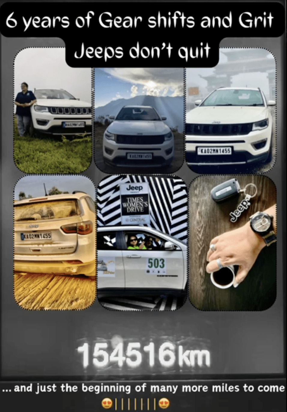 years of jeep ownership Amritha Arvind