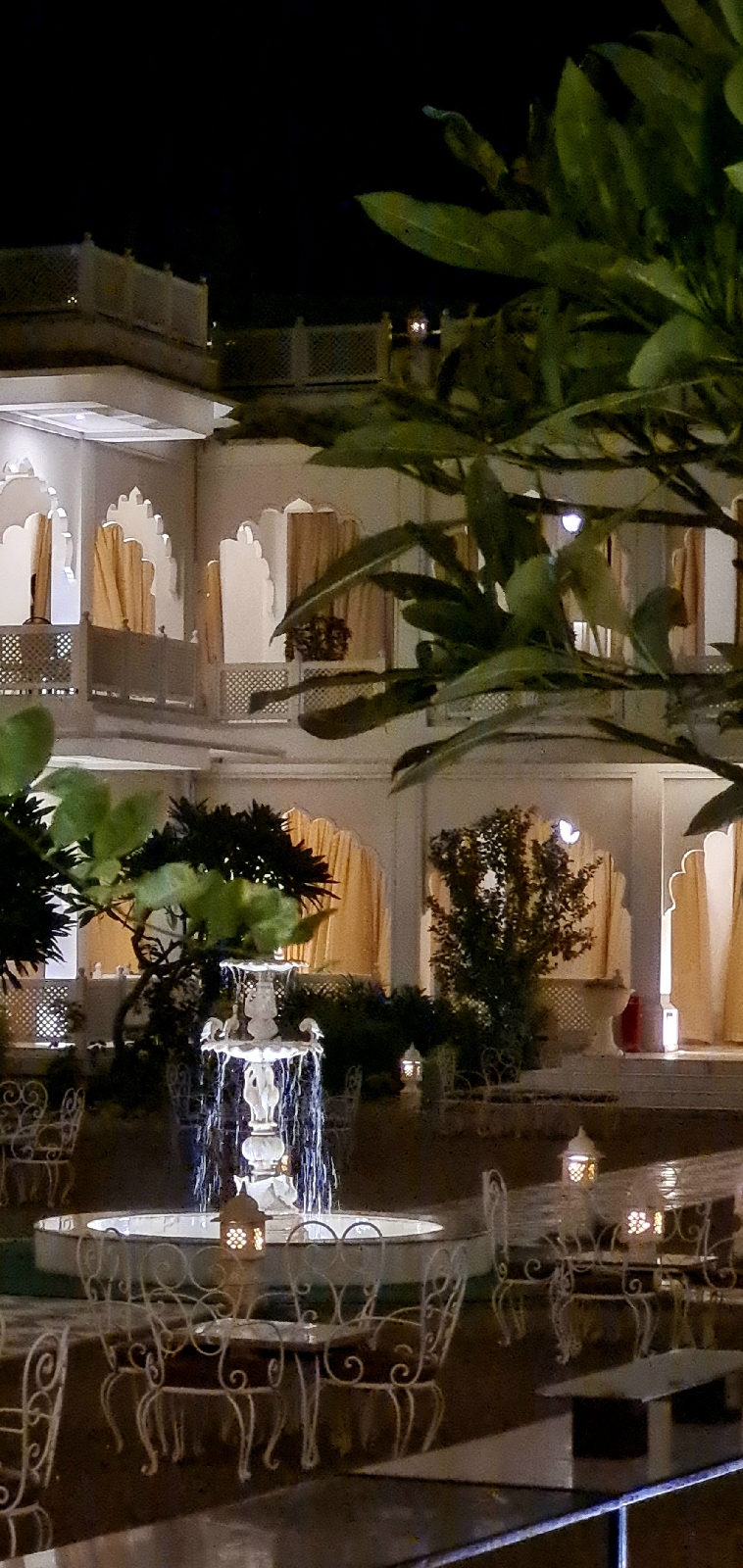 The Centre court garden in open.