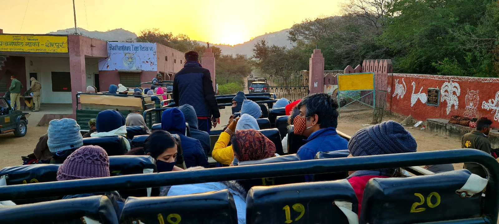 Canter at the Entry gate