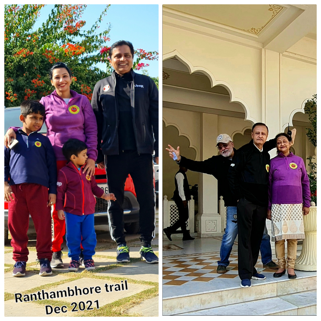 Our Doctor sahab with family and Harpreet&rsquo;s nice filmy pose behind We Two !
