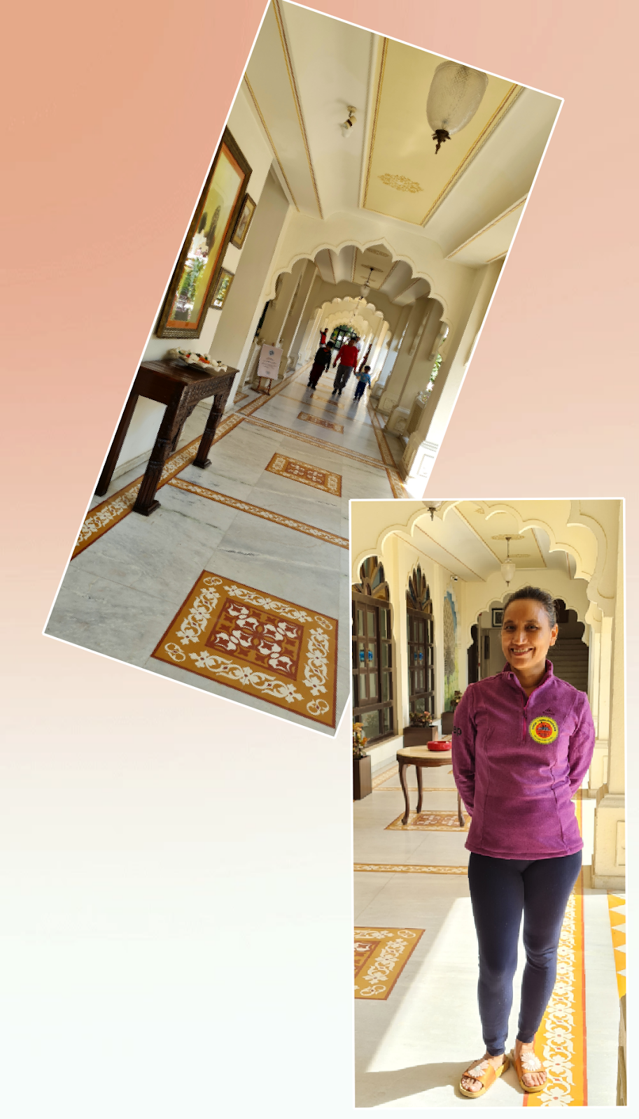 Our another member Minati (from Assam), a little less interactive, but sweet to talk to, posed for the camera.