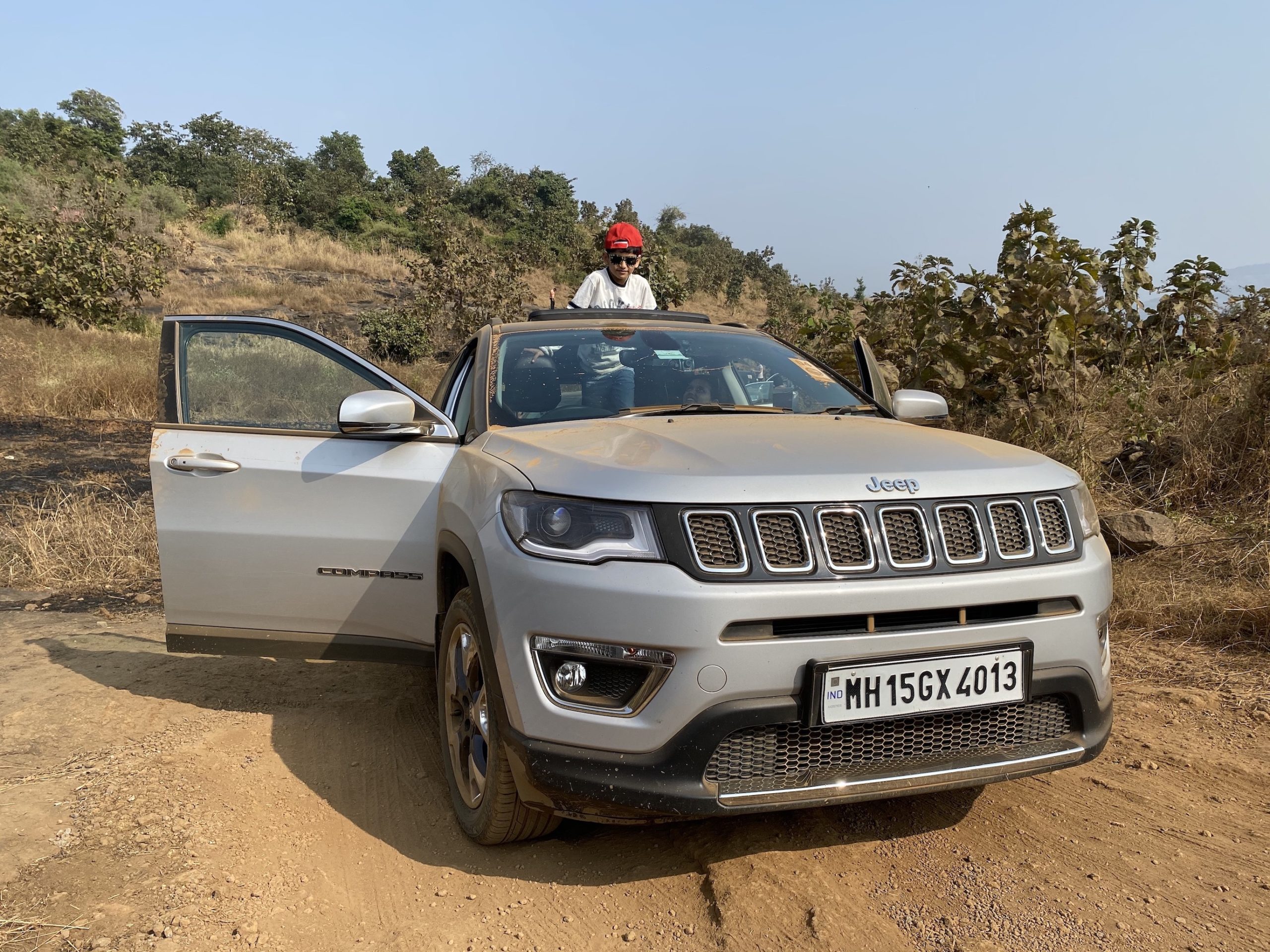Anay - A dusty Jeep but a very enthusiastic boy!