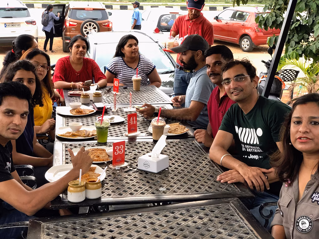 Bangalore Jeep Club Breakfast Drive