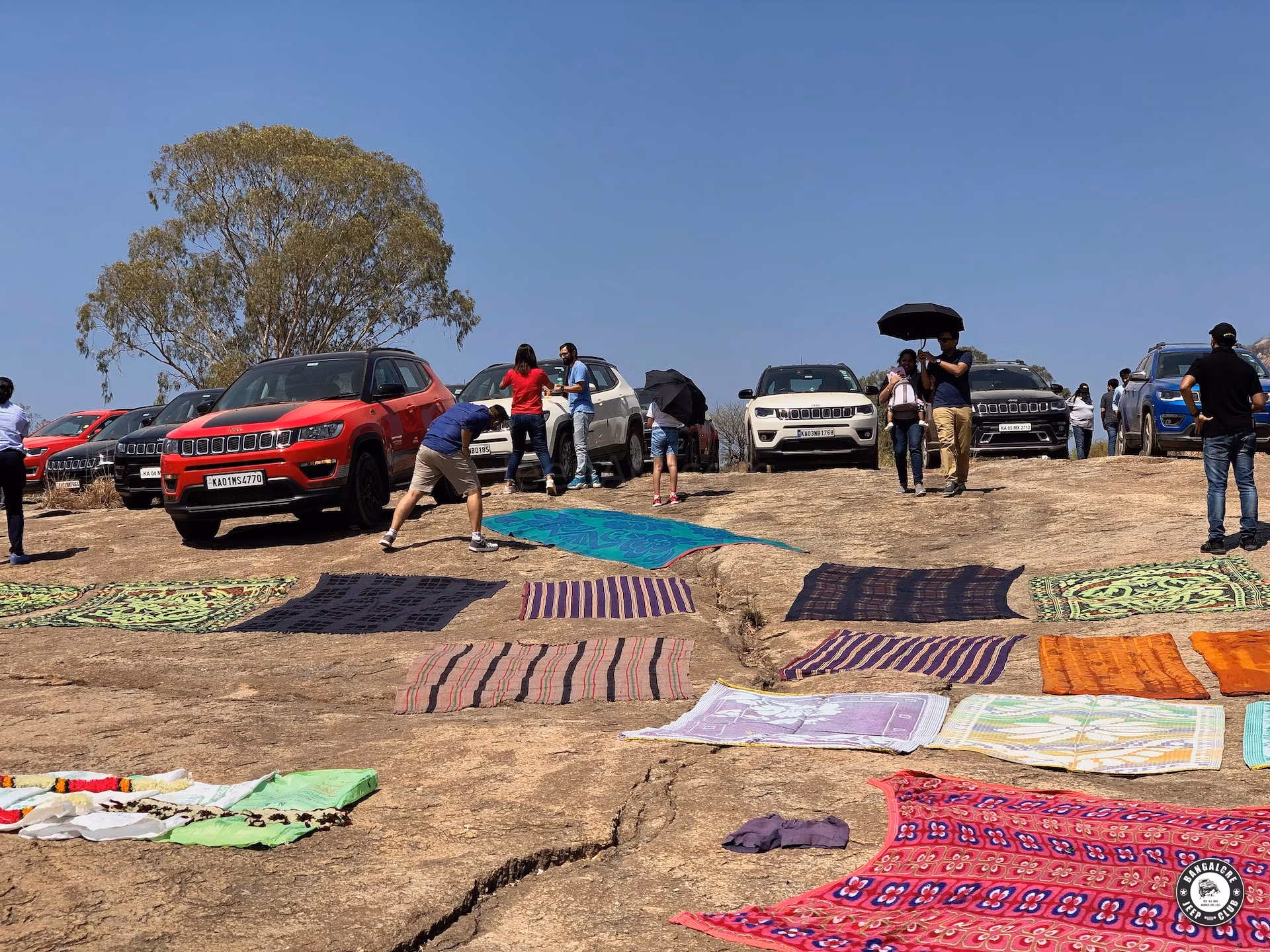 Bangalore Jeep Club's Breakfast Trail to Devarayanadurga Hills