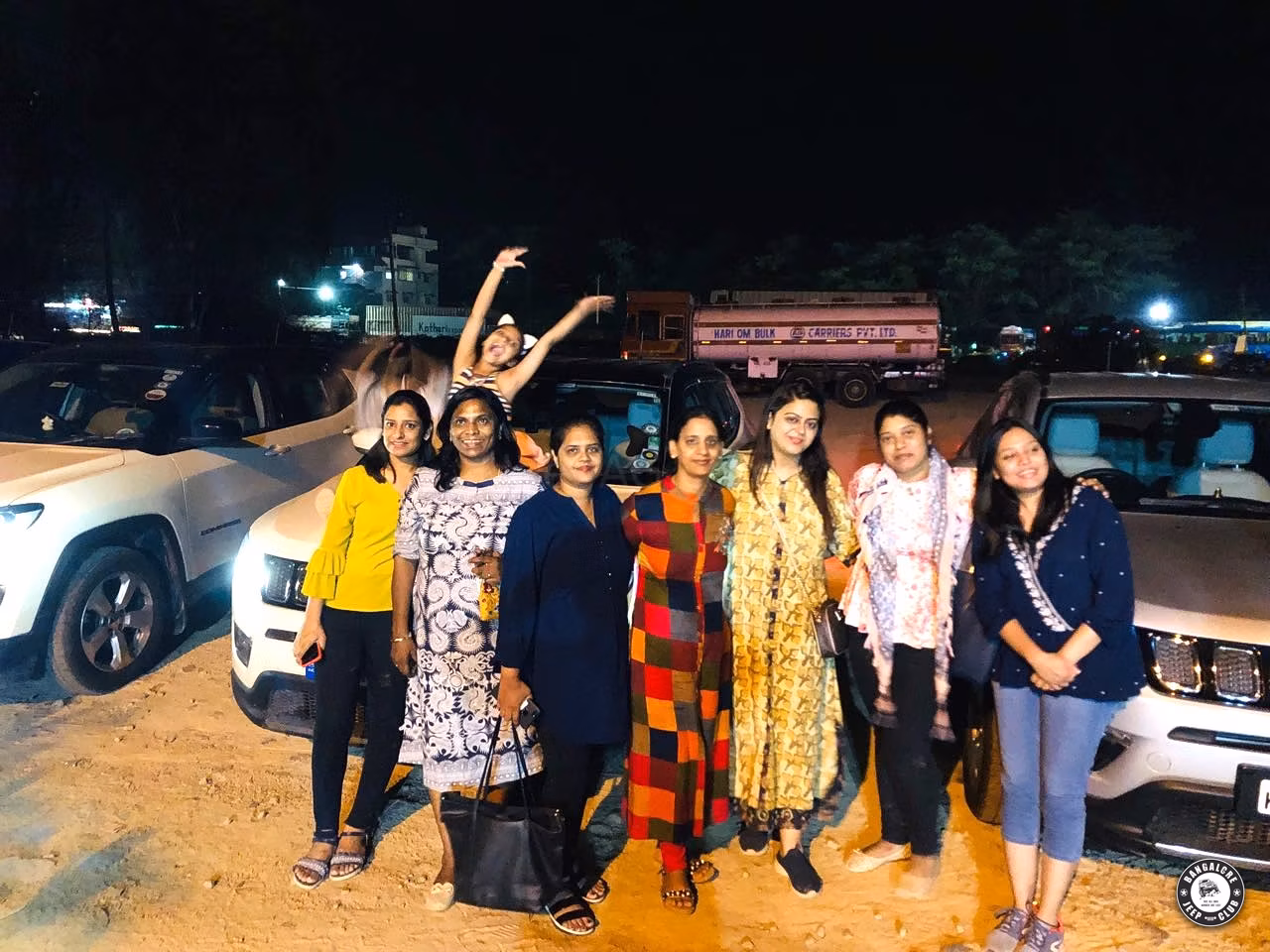 Bangalore Jeep Clubs Dinner Drive to Mahendra Dhaba
