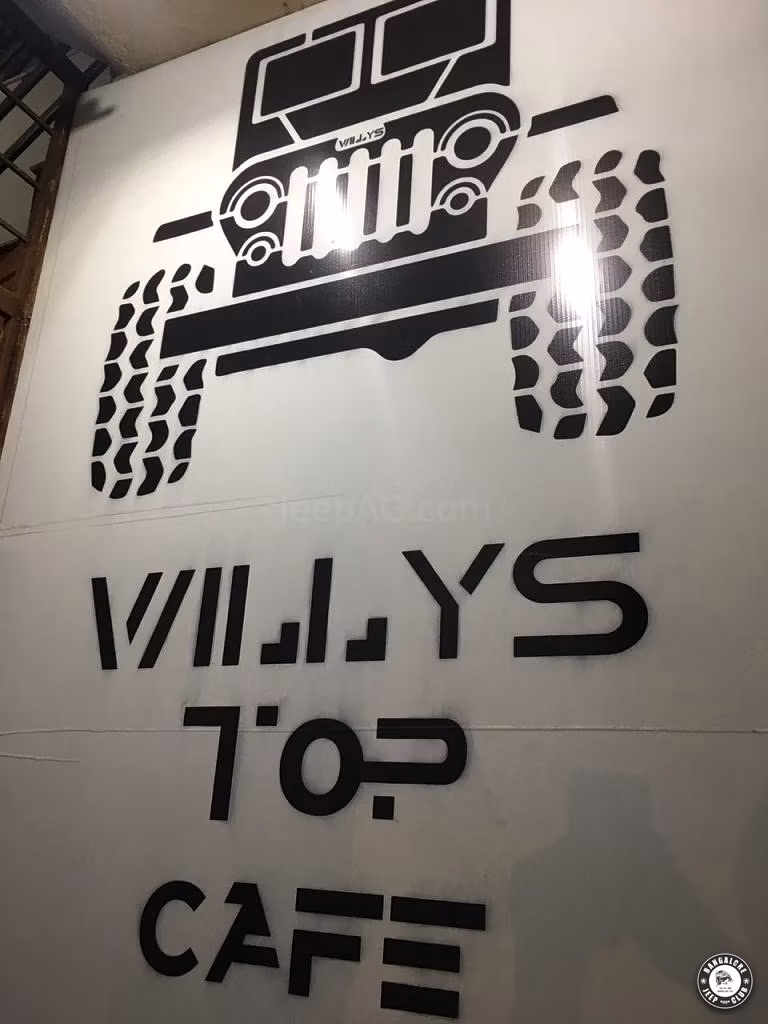 Bangalore Jeep Club's Mini Meet at Willy's Top Cafe