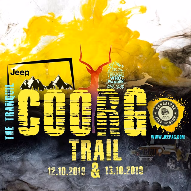 Bangalore Jeep Club's The Tranquil Coorg Trail - Oct 12-13, 2019