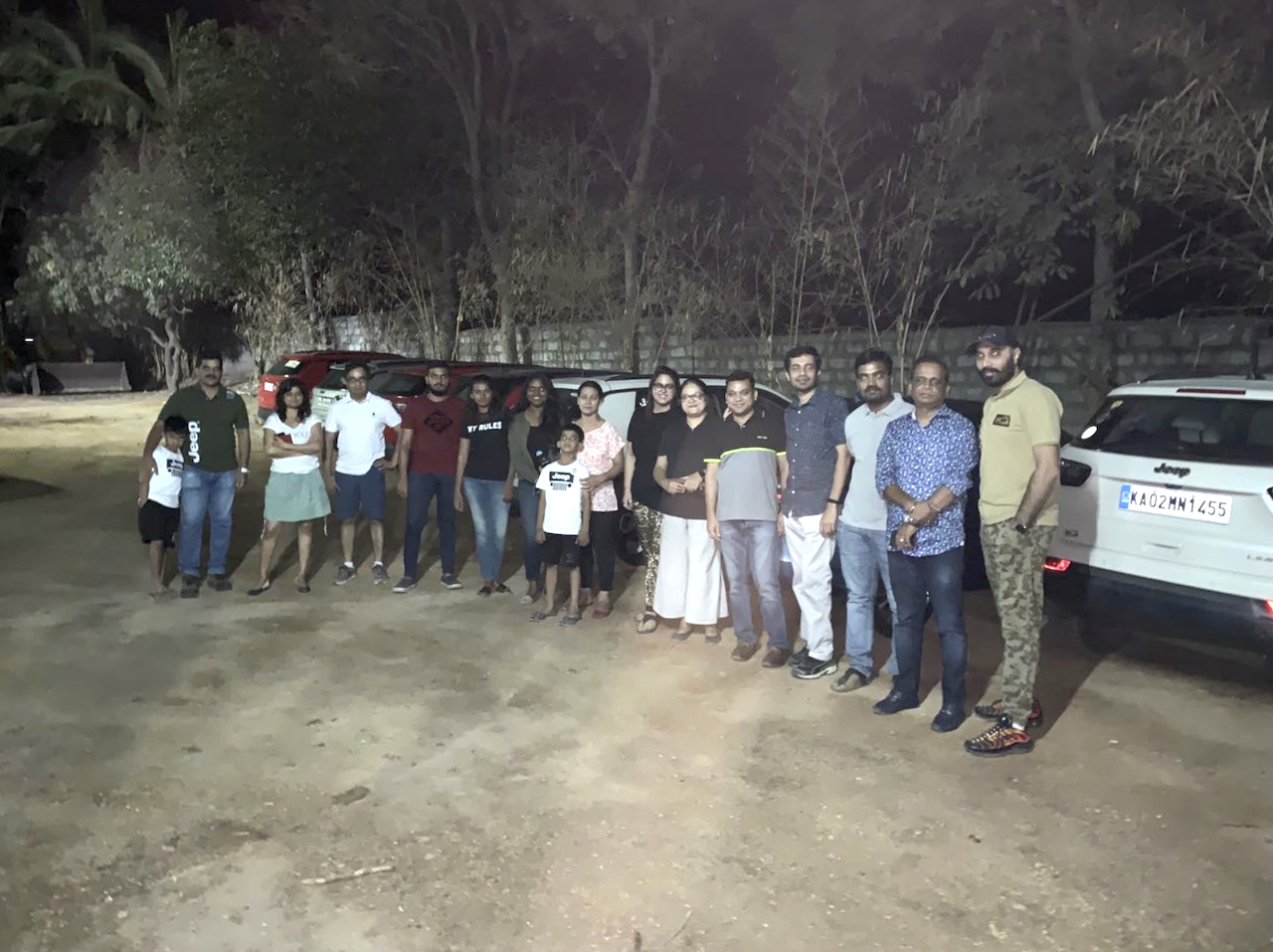 Bangalore Jeep Club Drive In the Dark