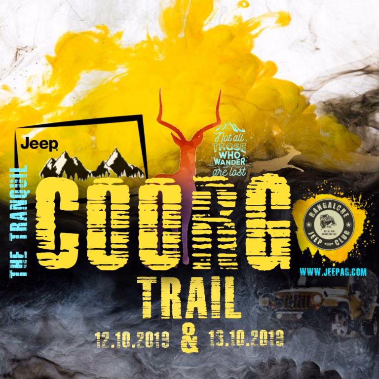 Bangalore Jeep Club tranquil trail to coorg