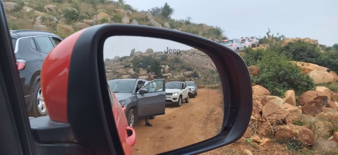 Bangalore Jeep Club Ambajidurga Hills and Horsley Hills Jeep Trails