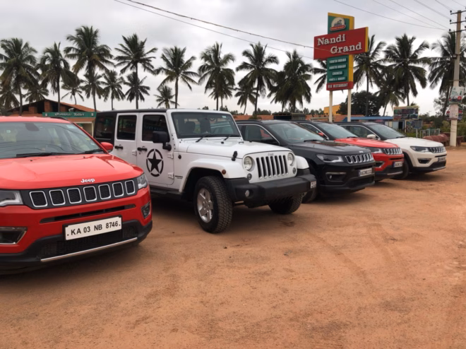 Bangalore Jeep Club Ambajidurga Hills and Horsley Hills Jeep Trails