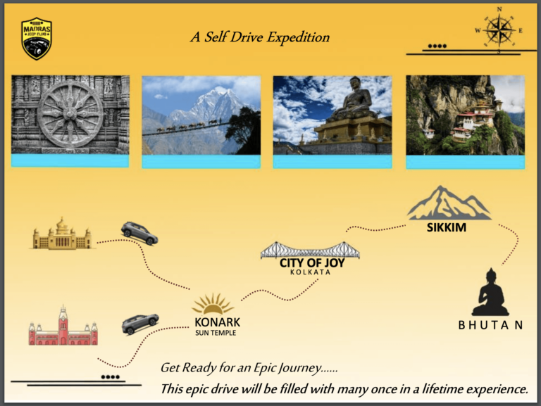 Madras Jeep Club Sikkim Bhutan Trail
