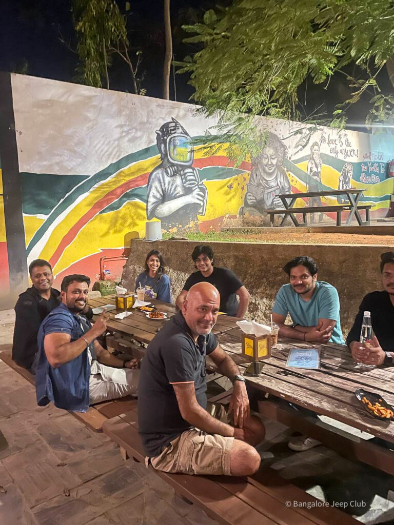 Bangalore Jeep Club Rasta Cafe Drive