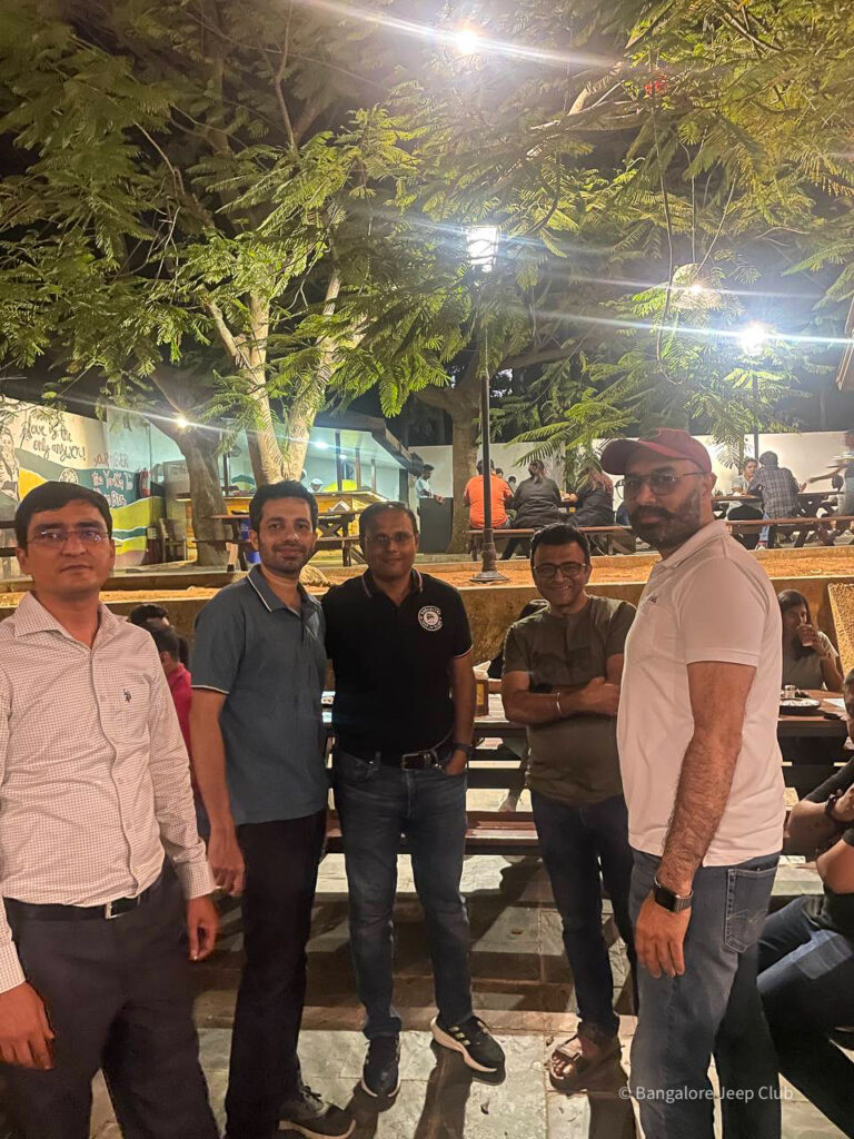 Bangalore Jeep Club Rasta Cafe Drive